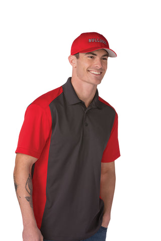 Sport-Tek Flexfit Grid Texture Cap (True Red)