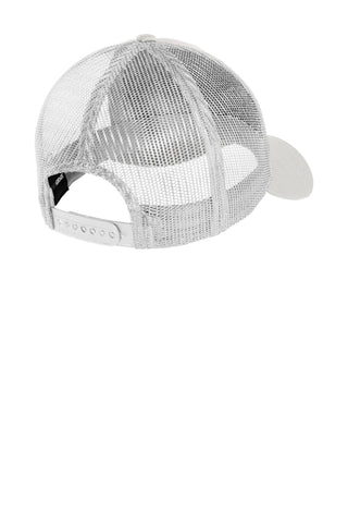 Sport-Tek PosiCharge Competitor Mesh Back Cap (Silver/ White)