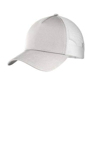 Sport-Tek PosiCharge Competitor Mesh Back Cap (Silver/ White)