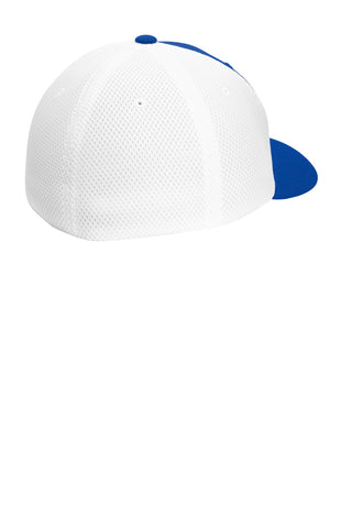 Sport-Tek Flexfit Air Mesh Back Cap (True Royal/ White)