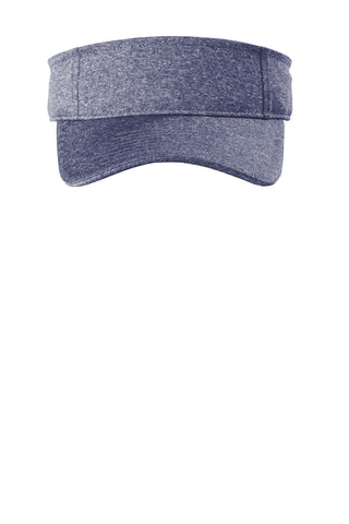 Sport-Tek Contender Visor (True Navy Heather/ True Navy)