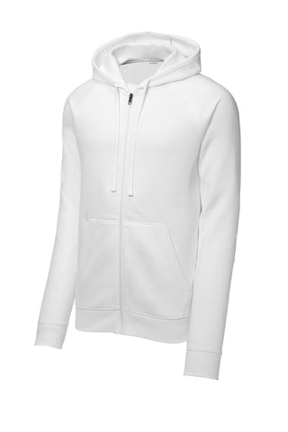 Sport-Tek Drive Fleece Hooded Full-Zip (White)