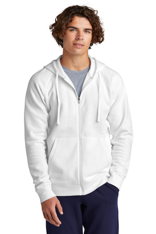 Sport-Tek Drive Fleece Hooded Full-Zip (White)