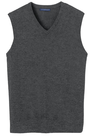 Port Authority Sweater Vest (Charcoal Heather)