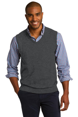 Port Authority Sweater Vest (Charcoal Heather)