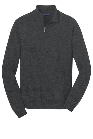 Port Authority 1/2-Zip Sweater (Charcoal Heather)