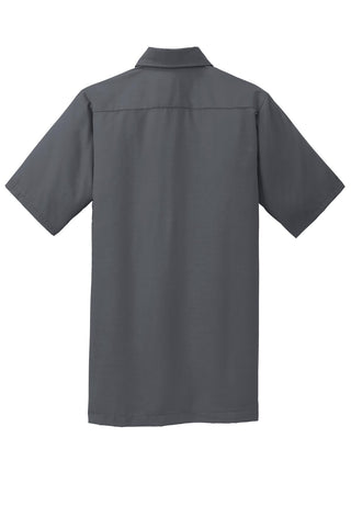 Red Kap Short Sleeve Solid Ripstop Shirt (Charcoal)