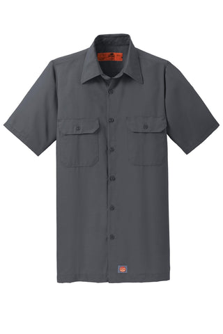 Red Kap Short Sleeve Solid Ripstop Shirt (Charcoal)