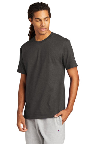 Champion Heritage 6-Oz. Jersey Tee (Charcoal Heather)