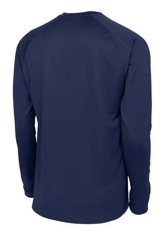 Sport-Tek Dry Zone Long Sleeve Raglan T-Shirt (True Navy)