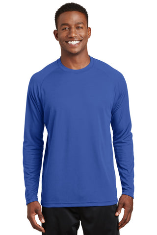 Sport-Tek Dry Zone Long Sleeve Raglan T-Shirt (True Royal)