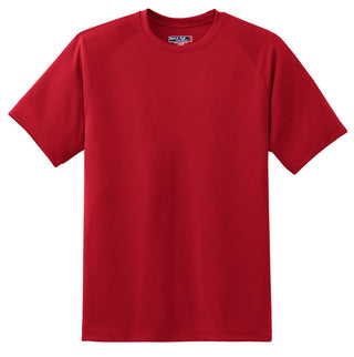 Sport-Tek Dry Zone Short Sleeve Raglan T-Shirt (True Red)