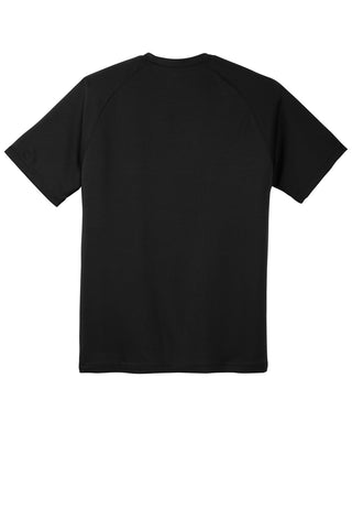 Sport-Tek Dry Zone Short Sleeve Raglan T-Shirt (Black)