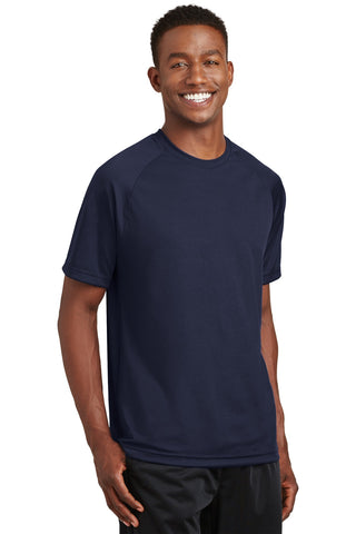 Sport-Tek Dry Zone Short Sleeve Raglan T-Shirt (True Navy)