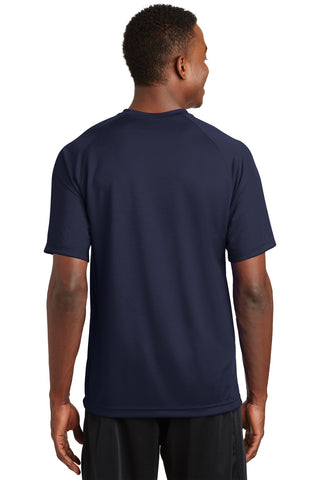 Sport-Tek Dry Zone Short Sleeve Raglan T-Shirt (True Navy)