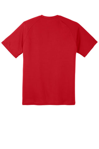 Sport-Tek Dry Zone Short Sleeve Raglan T-Shirt (True Red)