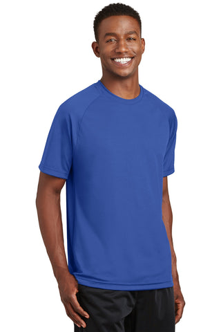 Sport-Tek Dry Zone Short Sleeve Raglan T-Shirt (True Royal)