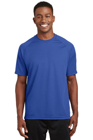 Sport-Tek Dry Zone Short Sleeve Raglan T-Shirt (True Royal)