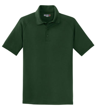 Sport-Tek Dry Zone Raglan Polo (Forest Green)