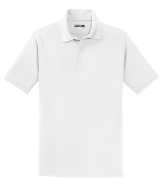 Sport-Tek Dry Zone Raglan Polo (White)