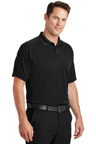 Sport-Tek Dry Zone Raglan Polo (Black)