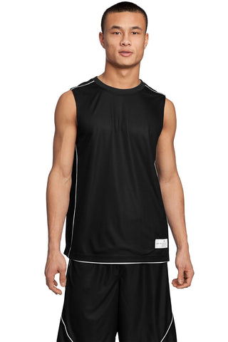 Sport-Tek PosiCharge Mesh Reversible Sleeveless Tee (Black)