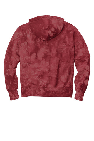 Champion Reverse Weave Scrunch-Dye Tie-Dye Hooded Sweatshirt (Mulled Berry)