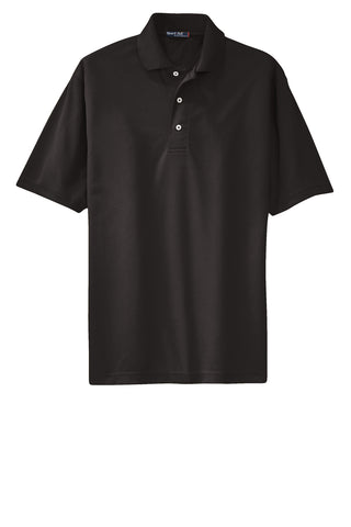 Sport-Tek Tall Dri-Mesh Polo (Black)