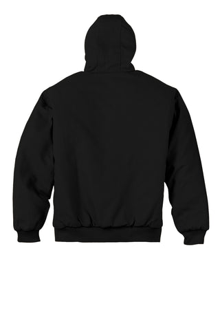 CornerStone Tall Duck Cloth Hooded Work Jacket (Black)