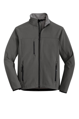 Port Authority Tall Glacier Soft Shell Jacket (Smoke Grey/ Chrome)