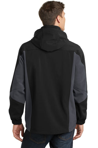 Port Authority Tall Waterproof Soft Shell Jacket (Black/ Graphite)