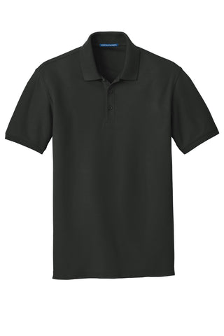 Port Authority Tall Core Classic Pique Polo (Deep Black)