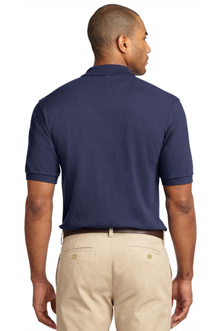 Port Authority Tall Heavyweight Cotton Pique Polo (Navy)