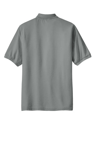 Port Authority Tall Silk Touch Polo with Pocket (Cool Grey)