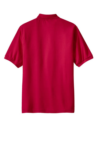 Port Authority Tall Silk Touch Polo with Pocket (Red)