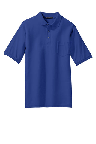 Port Authority Tall Silk Touch Polo with Pocket (Royal)