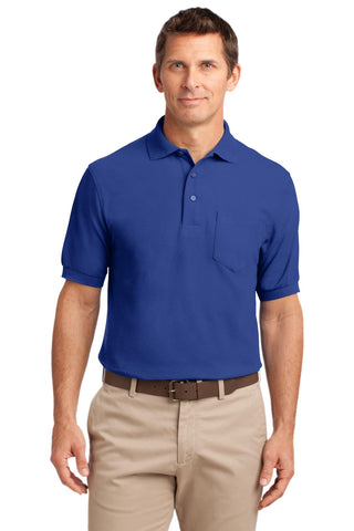 Port Authority Tall Silk Touch Polo with Pocket (Royal)