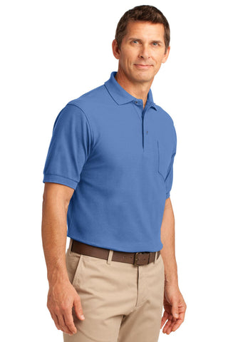 Port Authority Tall Silk Touch Polo with Pocket (Ultramarine Blue)