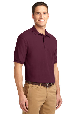 Port Authority Tall Silk Touch Polo (Burgundy)