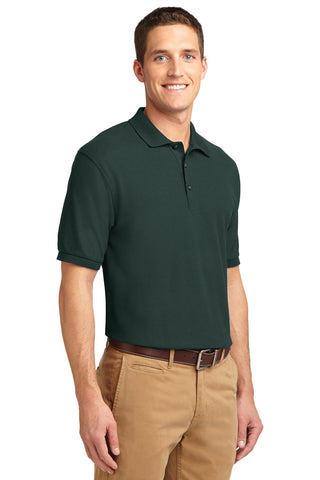 Port Authority Tall Silk Touch Polo (Dark Green)