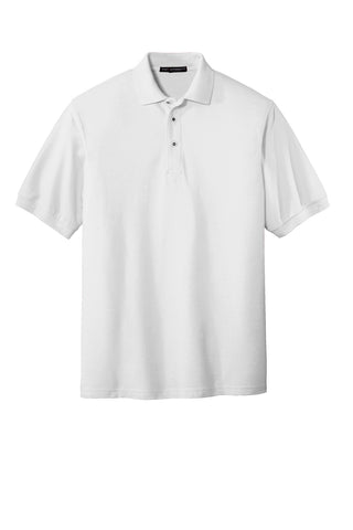 Port Authority Tall Silk Touch Polo (White)