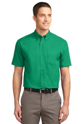 Port Authority Tall Short Sleeve Easy Care Shirt (Court Green)