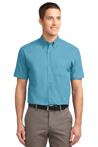 Port Authority Tall Short Sleeve Easy Care Shirt (Maui Blue)