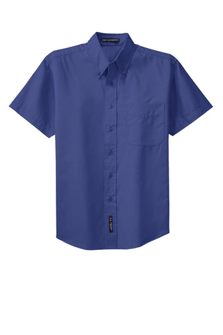 Port Authority Tall Short Sleeve Easy Care Shirt (Mediterranean Blue)