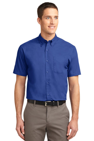 Port Authority Tall Short Sleeve Easy Care Shirt (Royal/ Classic Navy)