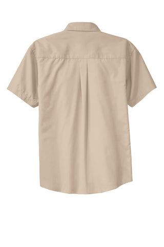 Port Authority Tall Short Sleeve Easy Care Shirt (Stone)