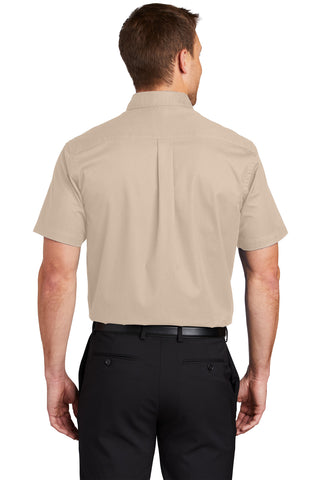 Port Authority Tall Short Sleeve Easy Care Shirt (Stone)