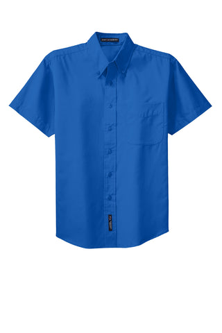 Port Authority Tall Short Sleeve Easy Care Shirt (Strong Blue)