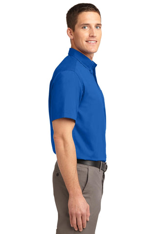 Port Authority Tall Short Sleeve Easy Care Shirt (Strong Blue)