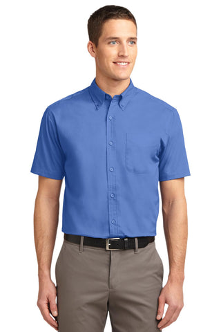 Port Authority Tall Short Sleeve Easy Care Shirt (Ultramarine Blue)